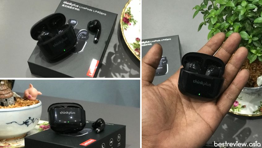 ดีไซน์เคสชาร์จของ Lenovo Thinkplus LivePods LP40 Pro