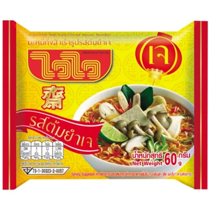 Waiwai (ไวไว) บะหมี่กึ่งสำเร็จรูปรสต้มยำเจ