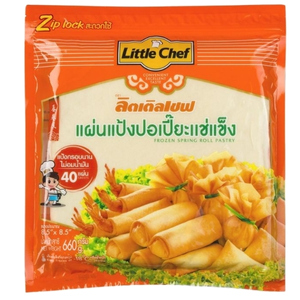 ลิตเติลเชฟ แผ่นแป้งห่อปอเปี๊ยะแช่แข็ง 40 แผ่น