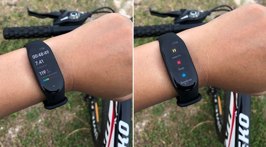 ทดสอบการใช้งานในการออกกำลังของ Xiaomi Smart Band 7