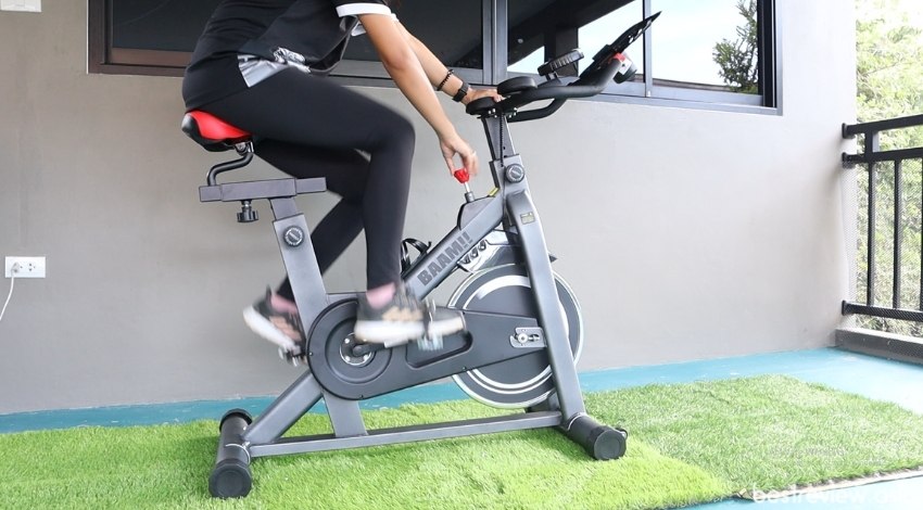 การทดสอบการใช้งาน จักรยานออกกำลังกาย BAAM SPIN BIKE