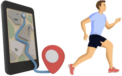 สมาร์ทแบนด์มี GPS บันทึกเส้นทางเพื่อบอกตำแหน่งและระยะทาง