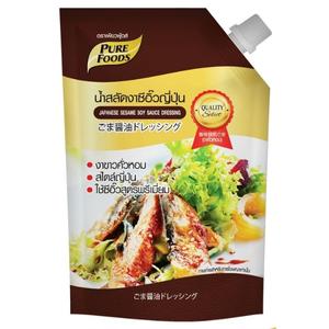 Purefoods เพียวฟู้ดส์ น้ำสลัด สูตรซีอิ๊วญี่ปุ่น