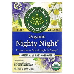 Traditional Medicinals Organic Nighty Night Passionflower ชาลดความเครียด