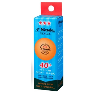 ลูกปิงปอง Nittaku 3 Stars 40+ Nexcell (ITTF) Orange