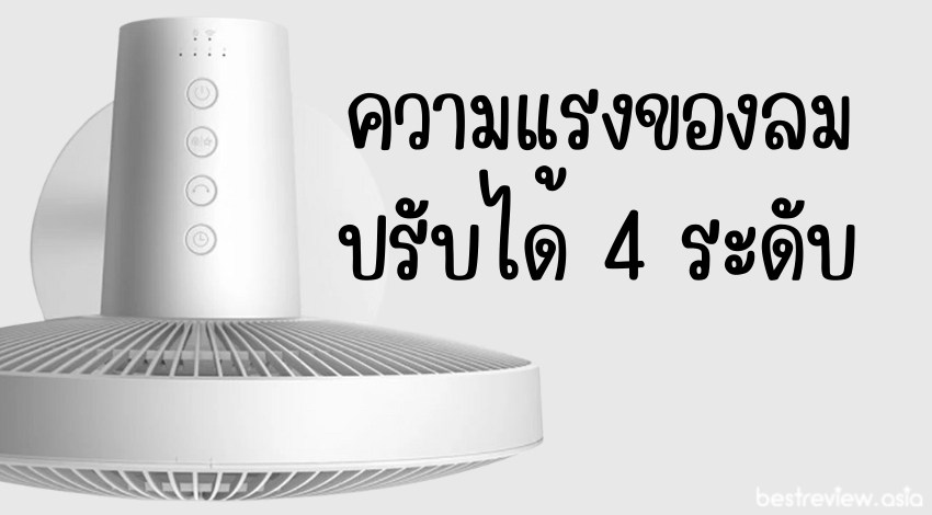Xiaomi Mi Smart Standing Fan 2 ความแรงของลมปรับได้ 4 ระดับ