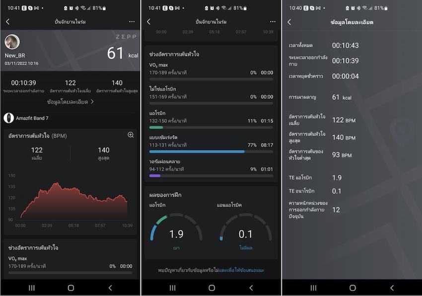 รีวิว Amazfit Band 7