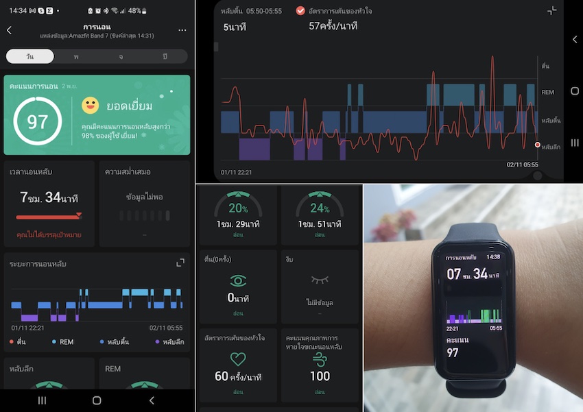 รีวิว Amazfit Band 7