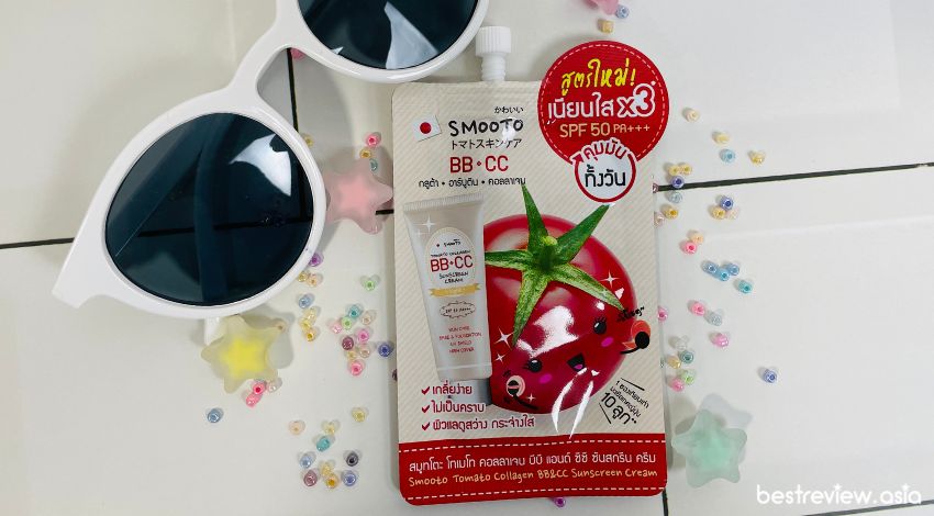 Smooto Tomato Collagen BB & CC Sunscreen Cream บีบีครีมสมูทโตะ