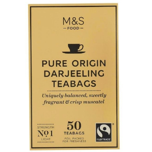 M&S Pure Origin Tea Bags Darjeeling Tea  ชาดาร์จีลิง