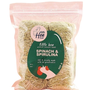 Little Hen Noodle บะหมี่ผัก 3 ชนิดเพื่อสุขภาพ เส้นสด