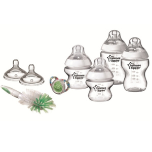 Tommee Tippee ชุดขวดนมคอกว้าง BPA-free