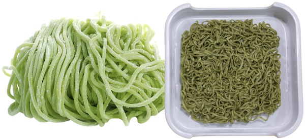 บะหมี่ผักเส้นสดและบะหมี่ผักเส้นแห้ง