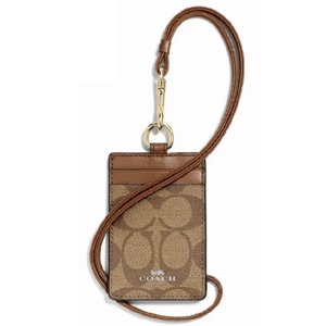 COACH ที่ใส่การ์ด Lanyard ID F63274 IME74 ผู้หญิง