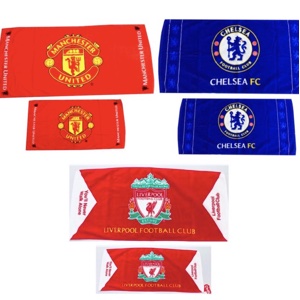 ผ้าเช็ดตัว + ผ้าเช็ดหัว เซต 2 ชิ้น ลิขสิทธิ์แท้ JHC (Liverpool / ManU / Chelsea)