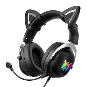 หูฟังมีหูแมว Onikuma X11 Cat Ears RGB Limited Edition Gaming Headset