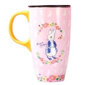 Peter Rabbit แก้วกาแฟเซรามิคลายกระต่ายพร้อมฝาปิด