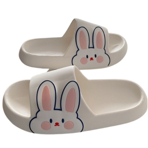 RABBIT-SD รองเท้าแตะแบบสวม ลายกระต่าย สไตล์เกาหลี