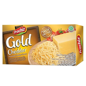Prochiz Cheddar Gold เชดด้าชีส ชีสก้อน ชีสก้อนสำหรับเบอร์เกอร์ พิซซ่า เบอเกอรรี่