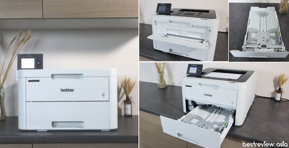 ดีไซน์ด้านหน้า ของ Brother รุ่น HL-L3270CDW