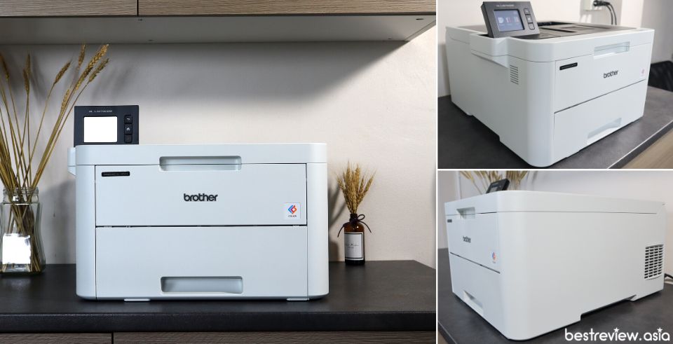 ดีไซน์ด้านข้าง ของ Brother รุ่น HL-L3270CDW (พัดลมระบายอากาศ)