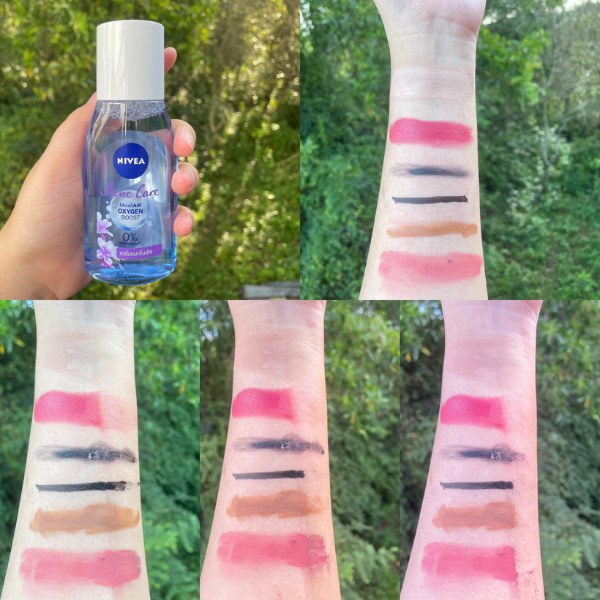 การทดสอบ Nivea Acne Care Make Up Clear Micellar Water ไมเซล่านีเวีย