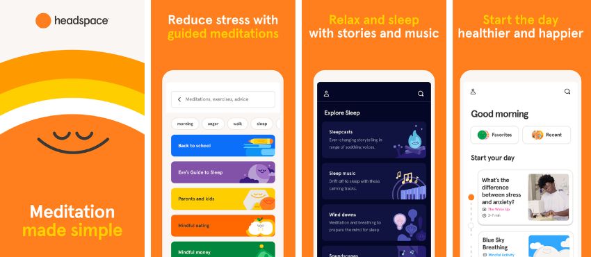 Headspace แอปพลิเคชัน