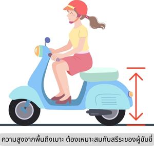 ความสูงจากพื้นถึงเบาะ