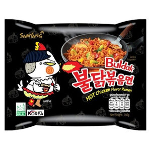 Samyang Buldak Hot Chicken Ramen มาม่ารสไก่เผ็ดซองดำ