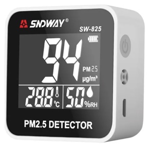 SNDWAY รุ่น SW-825 เครื่องวัดปริมาณฝุ่น 3in1 มี sensor วัดค่า