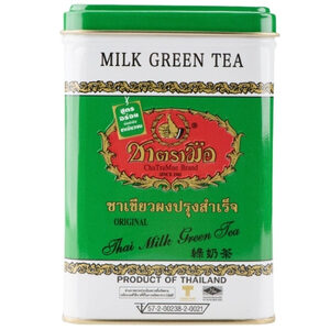 ChaTraMue ชาตรามือ ชาเขียวนม ชนิดกระป๋องซองเยื่อ