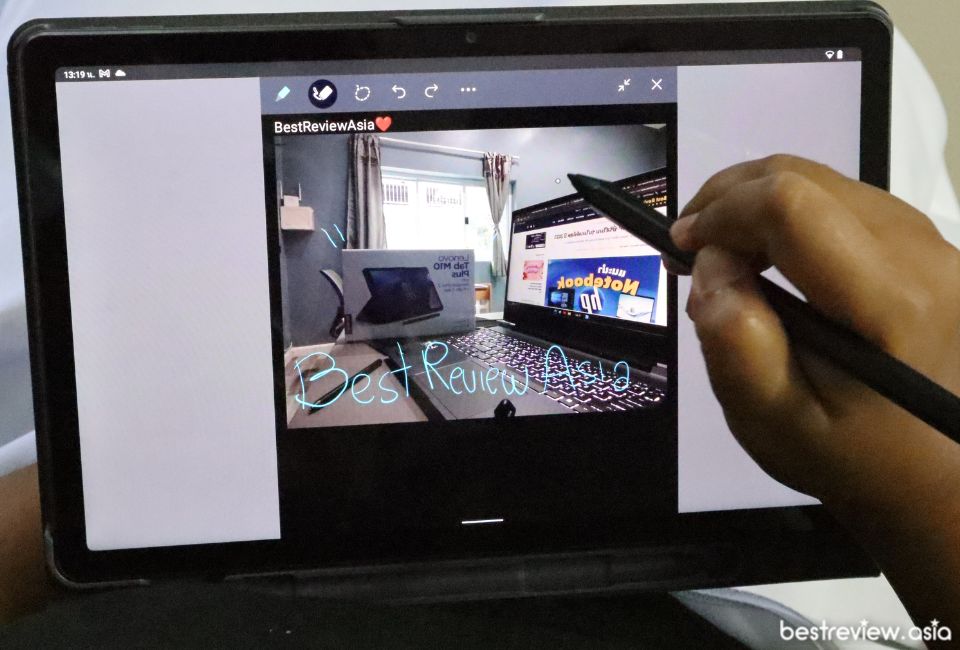 ทดสอบการเขียนด้วยปากกา Lenovo Precision Pen 2