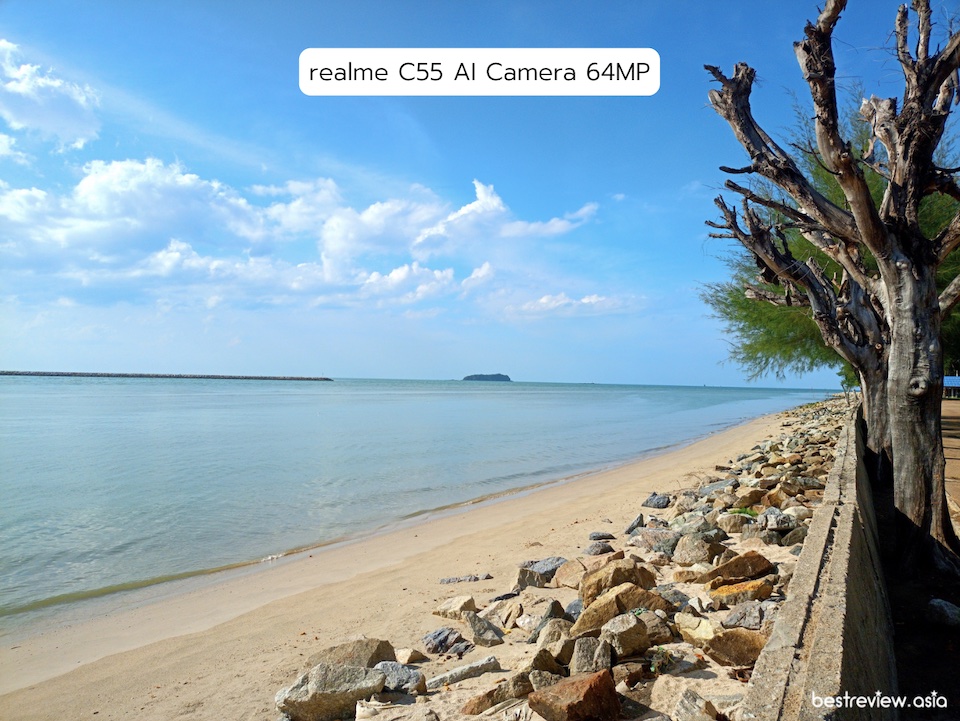 ทดลองใช้กล้องหลังของ realme C55 ด้วยเซ็นเซอร์ขนาด 64 ล้านพิกเซล เก็บรายละเอียดได้ดี เฉดสีสดใสสวยงาม