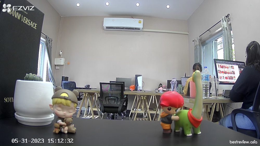 รีวิวความละเอียด - กล้องวงจรปิด EZVIZ รุ่น C1HC