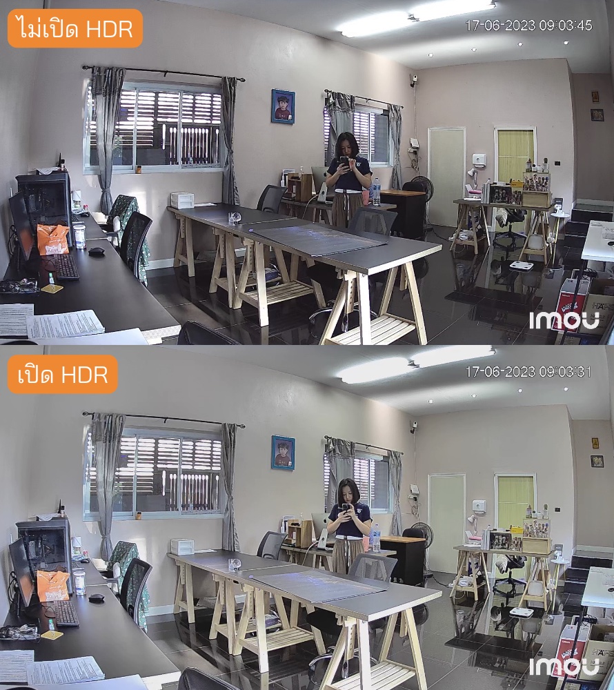 รีวิวทดสอบใช้งานจริง – กล้องวงจรปิด IMOU Cue 2 ช่วงกลางวัน