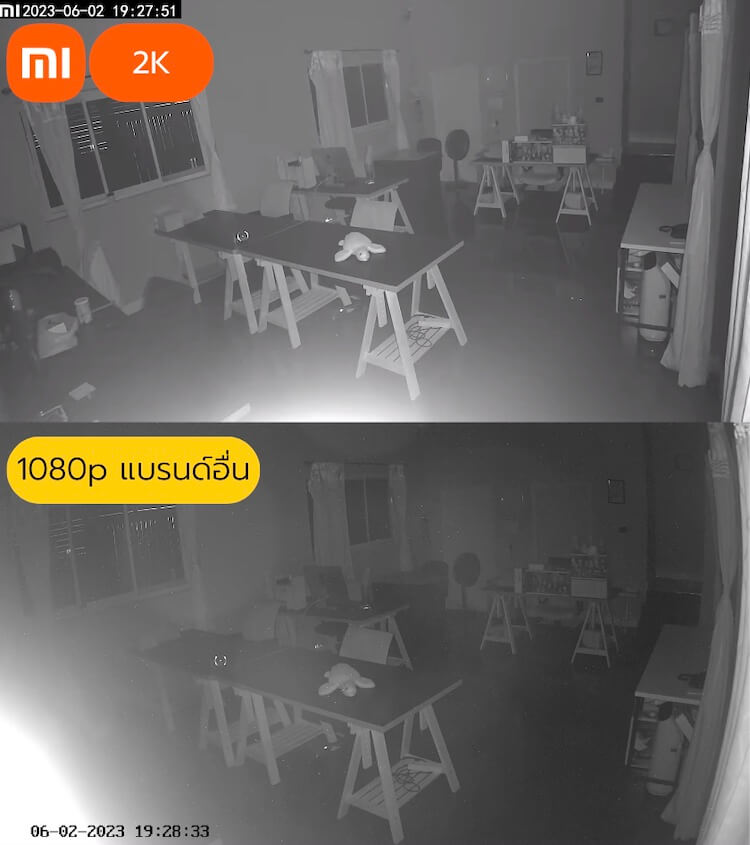 รีวิวทดสอบอินฟาเรด – กล้องวงจรปิด Mi Camera 2K Magnetic Mount ความระเอียดคมชัด ในช่วงกลางคืน