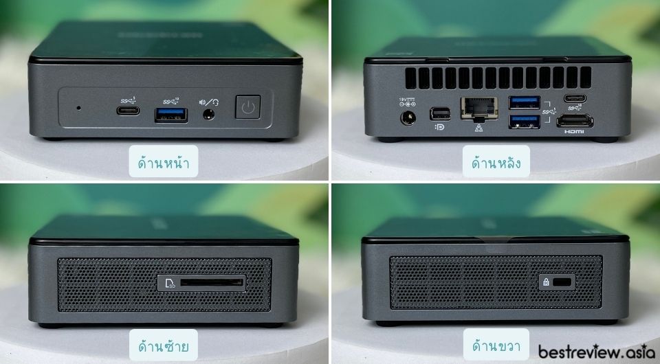 พอร์ตการเชื่อมต่อทั้งหมดของ Geekom Mini Air 11