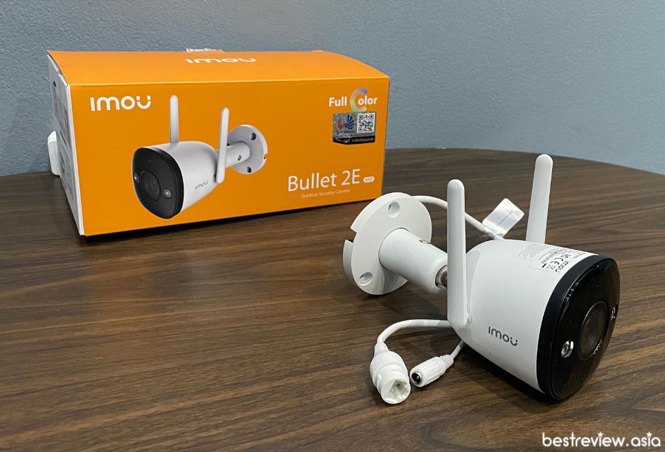 IMOU life Bullet 2E 4MP กล้องวงจรปิด Wi-Fi คมชัดทั้ง กลางวัน-กลางคืน