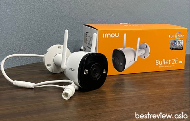 IMOU life Bullet 2E 4MP กล้องวงจรปิด Wi-Fi คมชัดทั้ง กลางวัน-กลางคืน