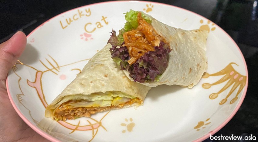 bbq chicken burrito
