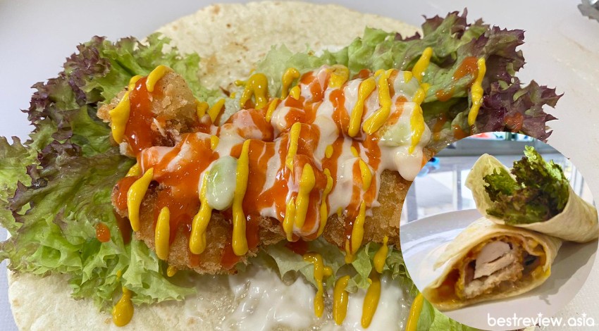 crispy chicken wrap