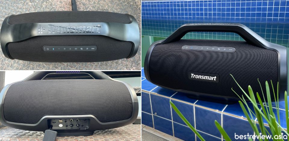 ดีไซน์การออกแบบ หูหิ้ว แผงควบคุม ของ Tronsmart Bang Max