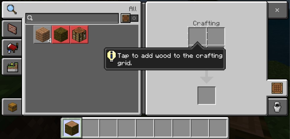 Minecraft แบบ Creative Mode หรือ โหมดสร้างสรรค์