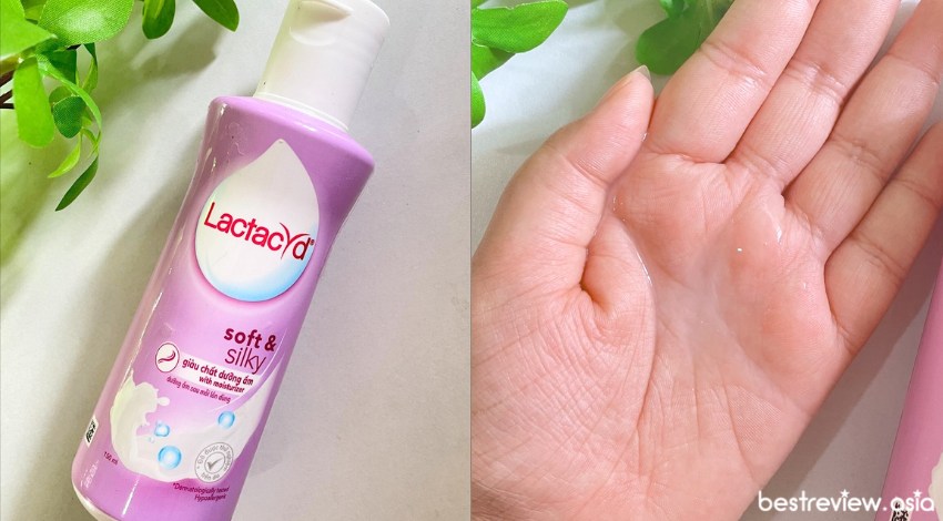 จากการใช้งานจริง Lactacyd Soft & Silky น้ำยาล้างจุดซ่อนเร้นเนื้อน้ำนม มาพร้อมแพ็กเกจฝาเปิดปิด เหมาะสำหรับคนที่มีผิวบอบบาง