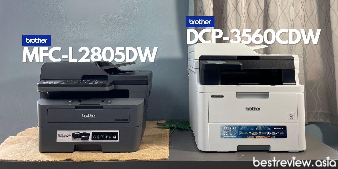 ดีไซน์การออกแบบของ Brother MFC-L2805DW (เลเซอร์ขาวดำ) และ Brother DCP-L3560CDW (เลเซอร์สี)