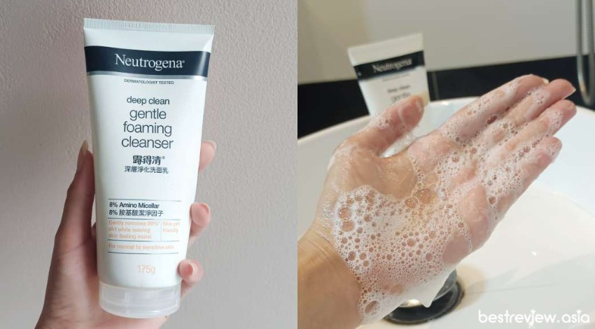 NEUTROGENA Deep Clean Gentle Foaming Cleanser โฟมล้างหน้า สามารถใช้งานได้กับผิวหน้า ผิวกายและเส้นผม