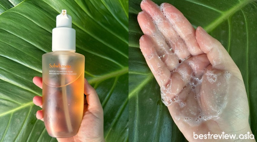 SULWHASOO Gentle Cleansing Foam โฟมล้างหน้าแบรนด์เกาหลี ทำความสะอาดพร้อมบำรุงผิว