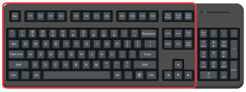 คีย์บอร์ด 80% Tenkeyless Keyboard – TKL
